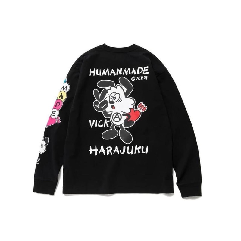 2022SS HUMAN MADE VICK LONG SLEEVE T-SHIRT Nigo 現貨在店 2022SS HUMAN MADE VICK LONG SLEEVE T-SHIRT Nigo 現貨在店
