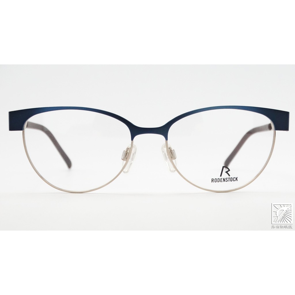 【弗布斯眼鏡】RODENSTOCK R 2560/B 海軍藍/金 不鏽鋼 德國品牌 羅敦司得 金屬框 德國製 光學眼鏡 | 蝦皮購物