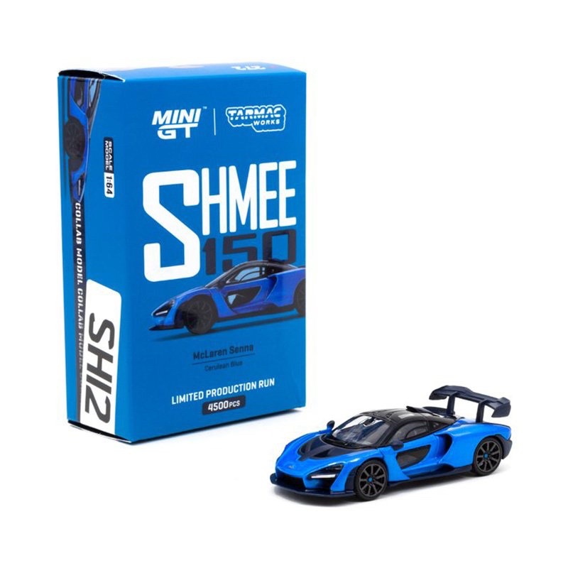 阿雲】Mini GT Shmee 150 Mclaren Senna 香港限定1/64 合金車禮盒包裝