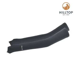 【Hilltop 山頂鳥】中性抗UV吸濕快乾涼感彈性袖套PT97XX17黑