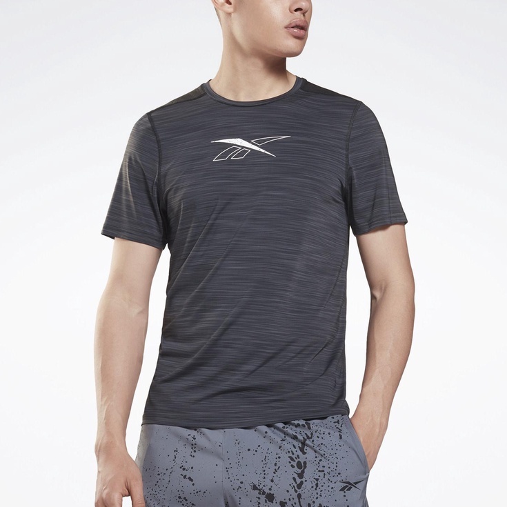 REEBOK WORKOUT READY ACTIVCHILL TEE 運動T 短袖T 訓練 彈性 黑色 GS6689 | 蝦皮購物