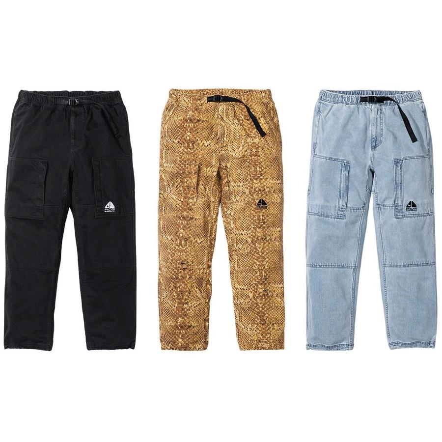 Supreme Nike ACG Belted Denim Pant Washed Blue Men's - FW22 - US