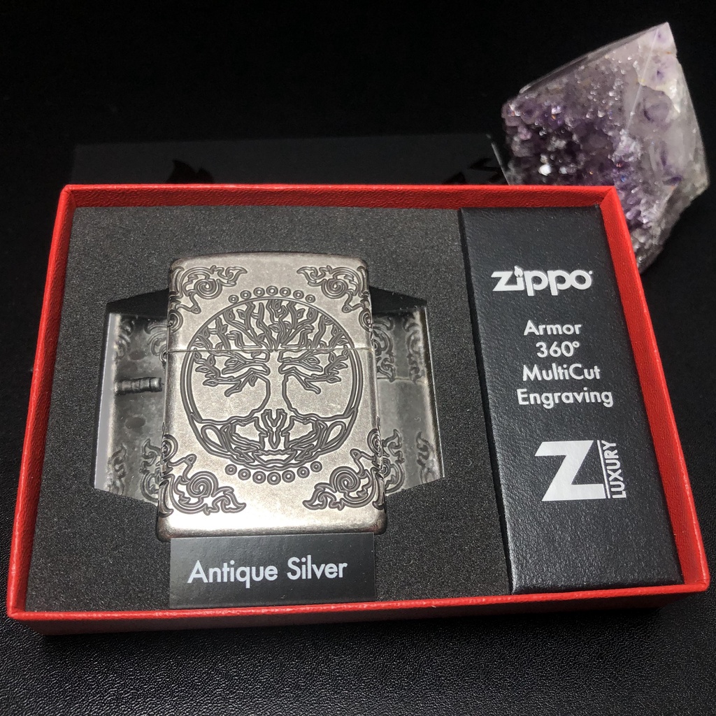 【馬克手捲菸】美國ZIPPO Tree of Life 生命之樹 Armor系列(29670)打火機 原廠 正品