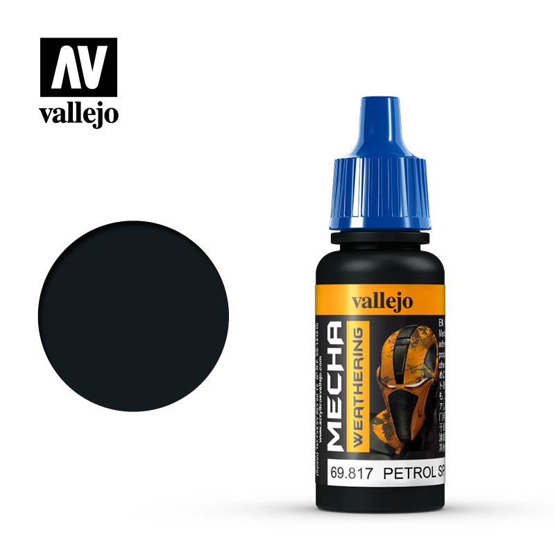 Vallejo Mecha Color 69817 Petrol Spills – Acrylfarbe, Glanzeffekt, 17 Ml, Für Modellbau & Airbrush