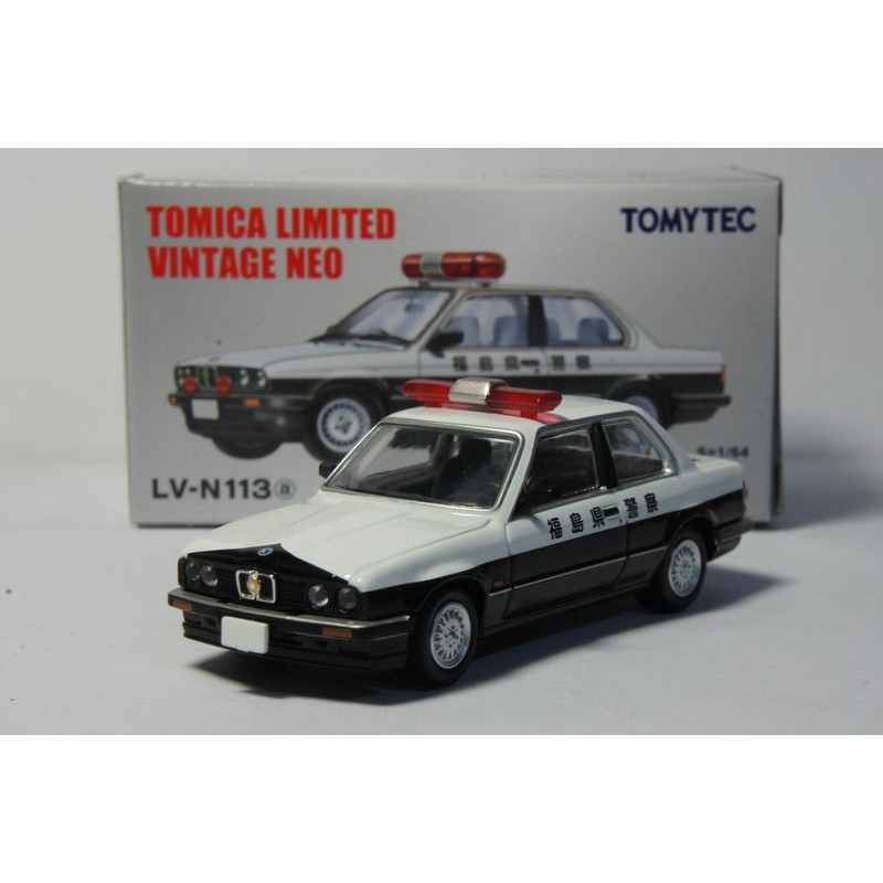 TOMYTEC(tomica)小汽車LV-N113a BMW 325i 寶馬警車(1/64模型車