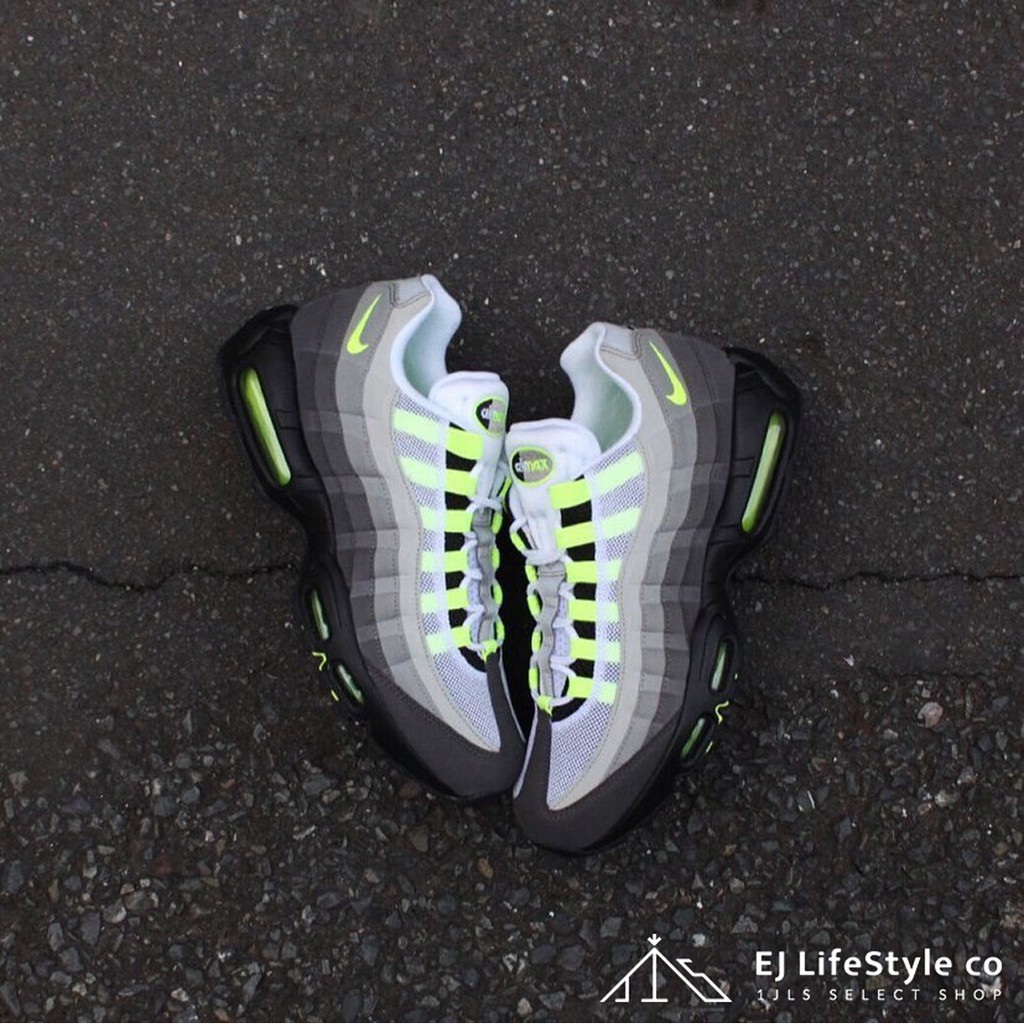 EJ- 零碼23.5cm NIKE AIR MAX 95 OG Neon 黑綠螢光綠初代CZ0910-001