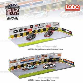 American Diorama 1:64 Mijo限定Racetrack Diorama Advan / Gulf