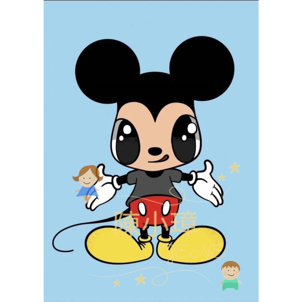 Javier Calleja-空山基-米奇-Mickey Mouse Now And Future-海報-日本最新-現貨