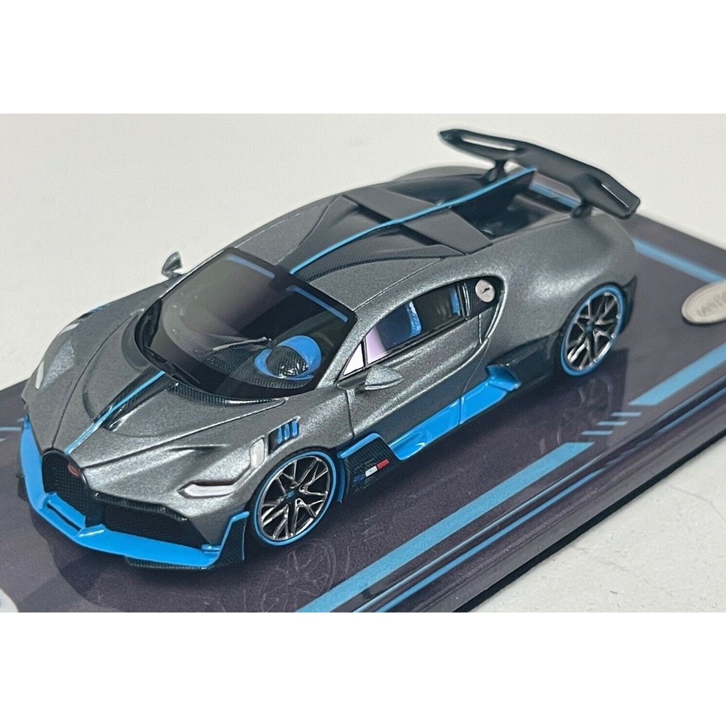 【名車館】404 Error Bugatti Divo Matte Grey 1/64 (樹脂車)