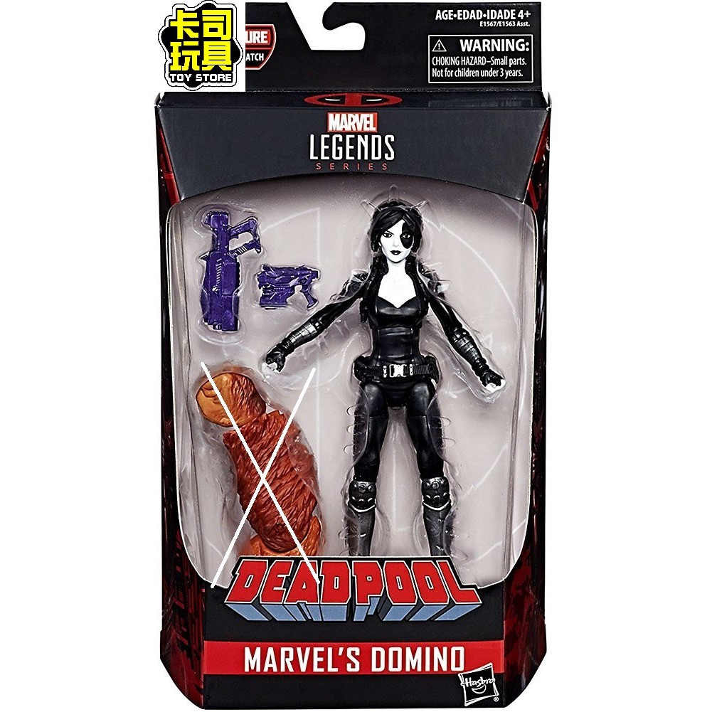 卡司正版現貨）Marvel legends 死侍達米諾Domino 6吋2018 (不含BAF