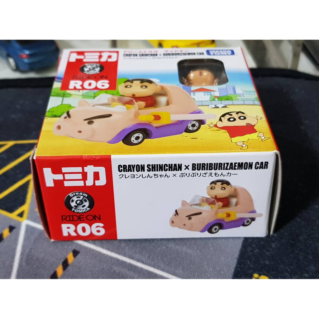現貨 Tomica X 蠟筆小新 TAKARA TOMY 日版 R06 RideOn 合金 小車 收藏 模型車 正版 | 蝦皮購物