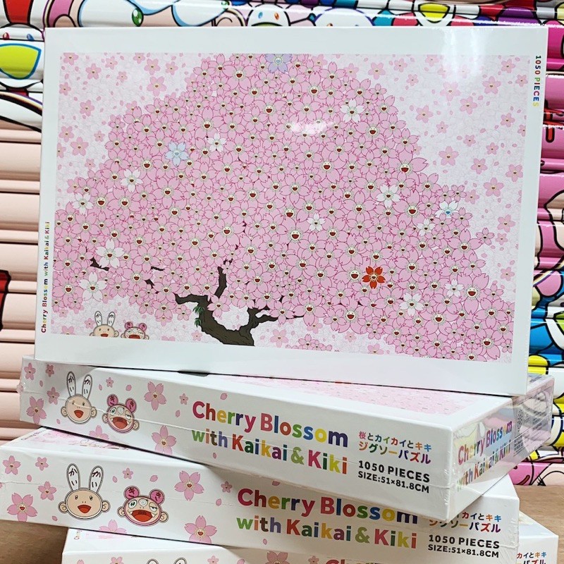 Takashi Murakami Kaikai Kiki Cherry Blossom Jigsaw Puzzle (1,050 Pieces) -  US