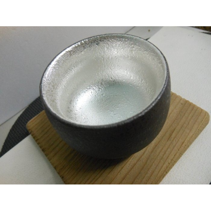999純銀杯~(收藏版)鑄鐵紋-鐵鏽棕~純銀茶杯大容量-粗陶品味安逸