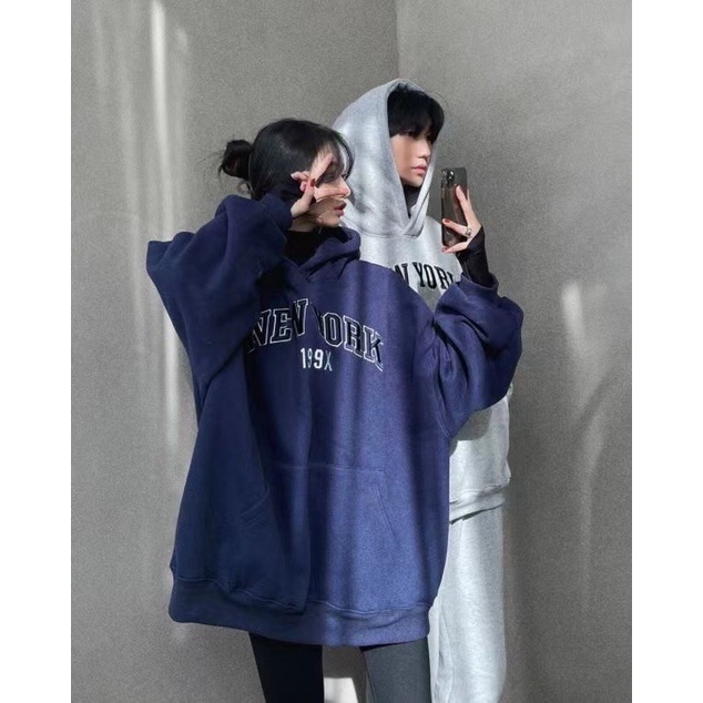 ASTRA] 🇰🇷HOLY IN CODE 刺繡NEW YORK 199X 素色帽Tee 安孝燮同