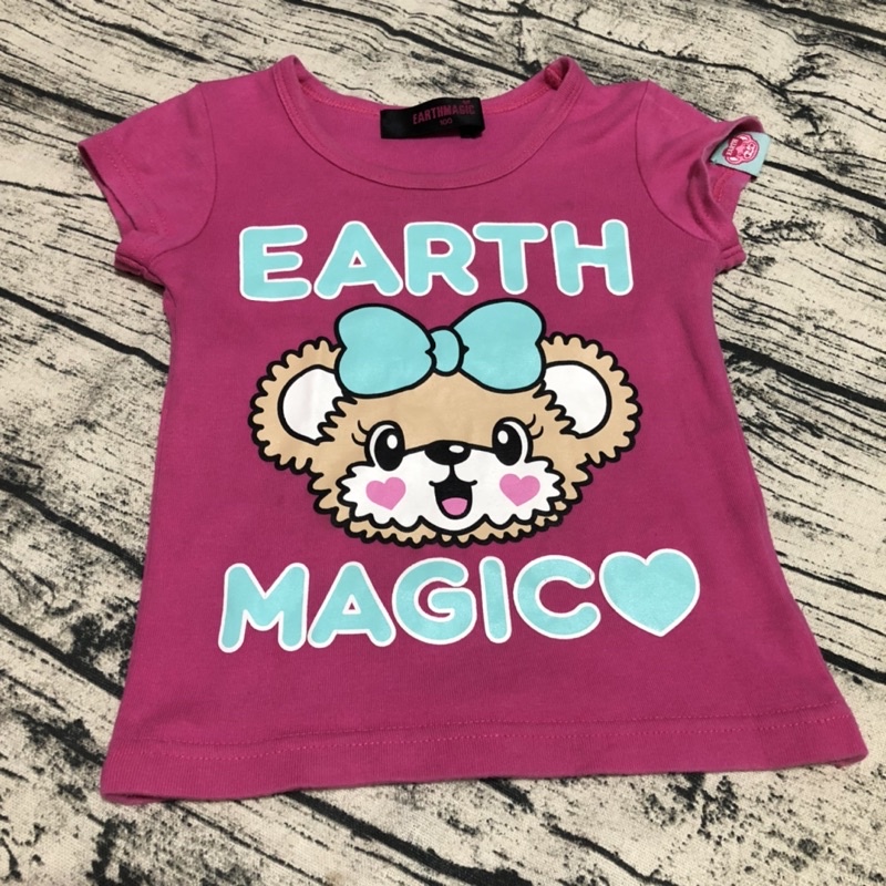 二手出清❤️EM EARTHMAGIC 女寶可愛上衣100cm | 蝦皮購物