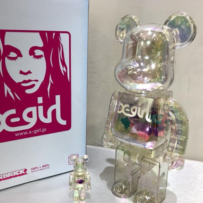 全新現貨BE@RBRICK X-girl 100% & 400% B@BY 千秋| 蝦皮購物