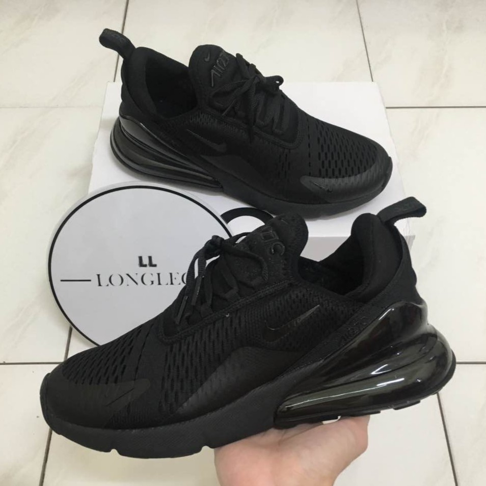 正貨爆款】Nike Air Max 270 全黑Triple Black 黑魂AH8050-005 男女