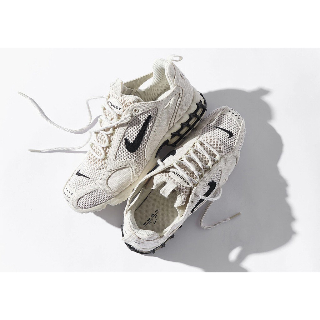 貳伍壹.TC】Stussy x Nike Air Zoom Spiridon 米色朴敘俊CQ5486-200