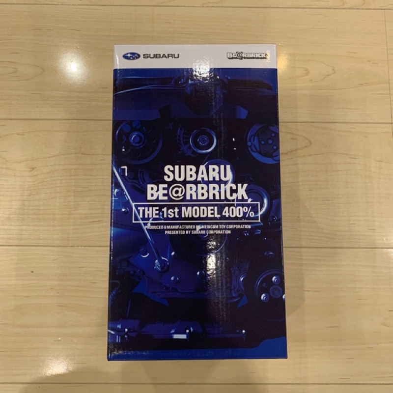 全新現貨未拆正品BE@RBRICK BEARBRICK 400% 庫柏力克熊Subaru 1st