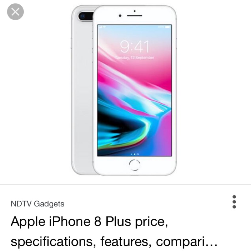 全新未拆 iphone 8 plus 256gb 銀色 32000（可刷卡）