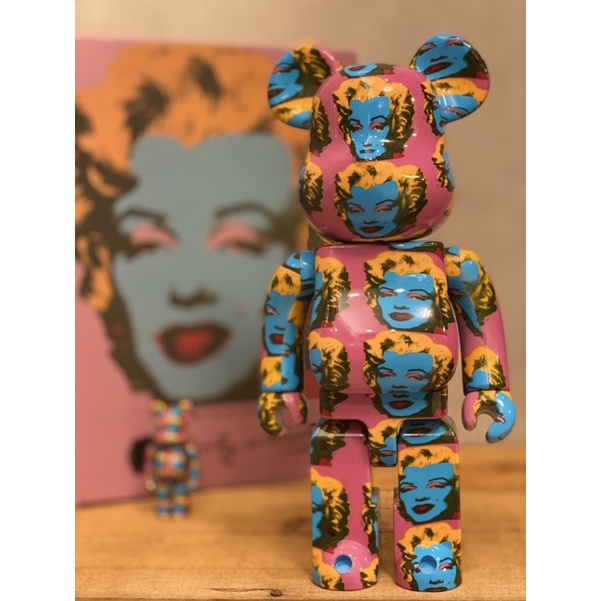 BE@RBRICK Andy Warhol Marilyn Monroe 瑪麗蓮夢露#2 400%+100%