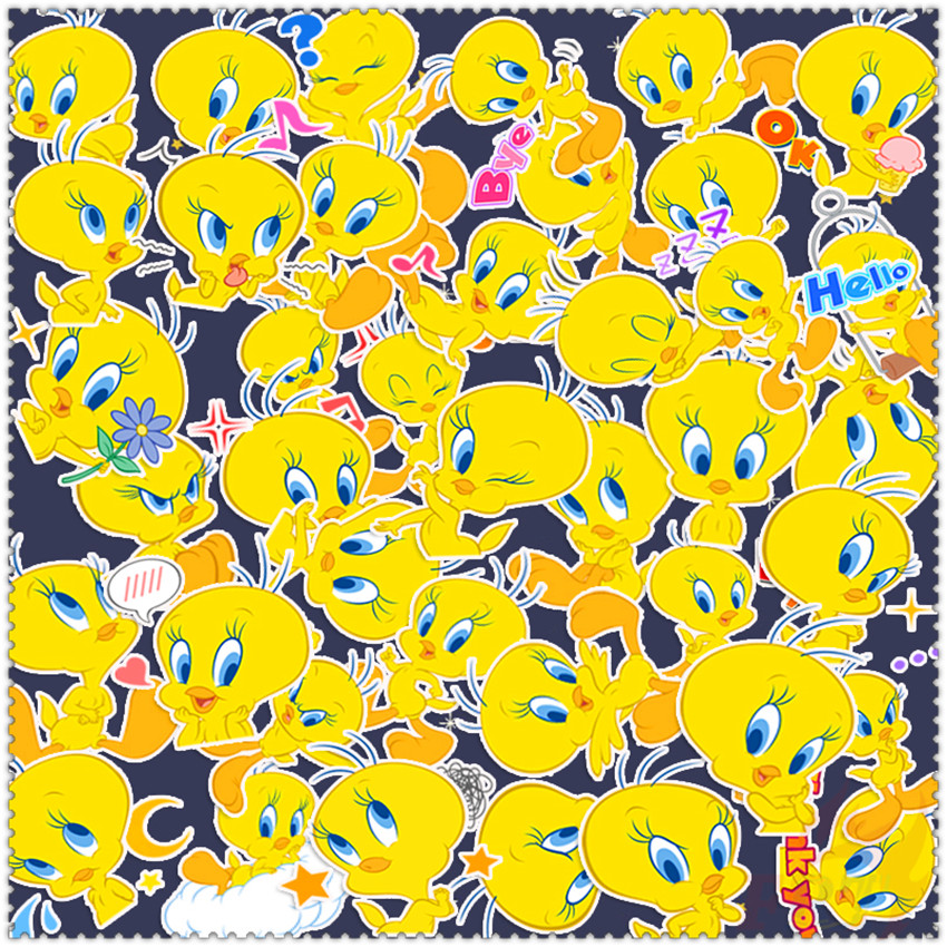 40枚入 崔弟/翠迪/翠兒 Tweetybird 手賬手工貼紙 时尚手賬日記本貼紙 | 蝦皮購物