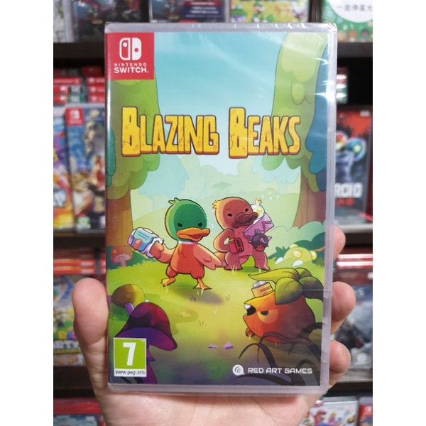 全新現貨】NS Switch遊戲Blazing Beaks 神鴨特攻中文版全球限量發行