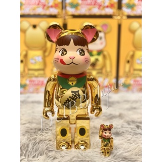 Gấu Bearbrick LV DBCP285 sơn xanh 80cm