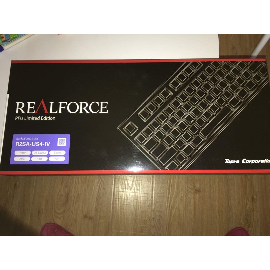 REALFORCE PFU聯名版108鍵白色全域45g 英語配列| 蝦皮購物