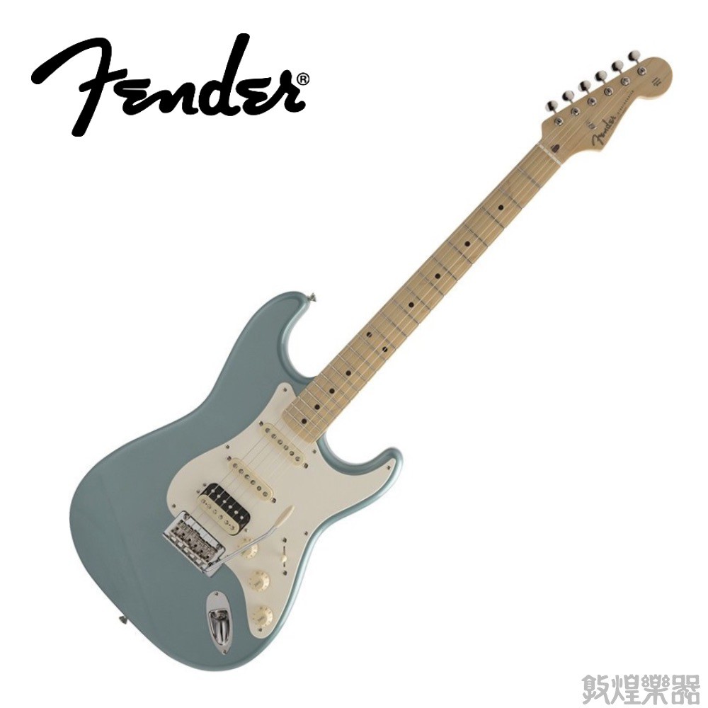 Fender MIJ Hybrid 50s Strat MN OTM HSS 電吉他淺藍款【敦煌樂器