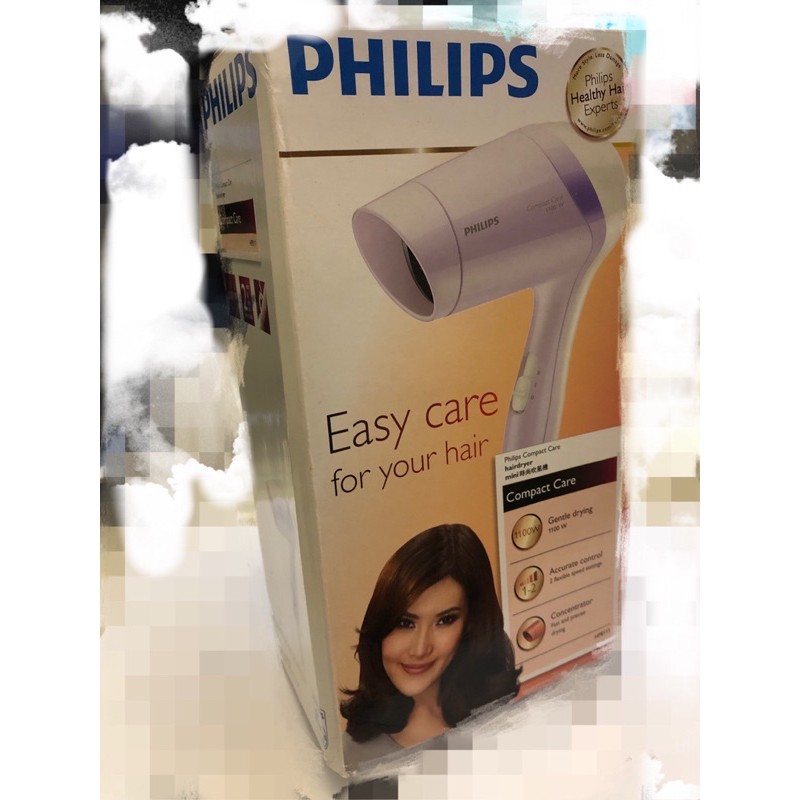 飛利浦 Philips Compact Care Mini時尚吹風機HP8111 浪漫紫 Romantic Purple | 蝦皮購物