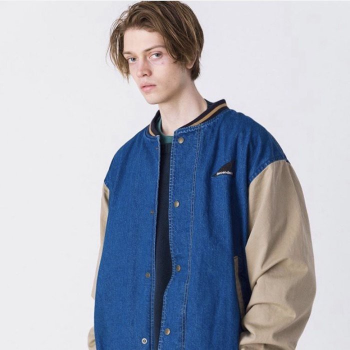 【日貨代購CITY】2019AW DESCENDANT SQUAD DENIM JACKET 牛仔 拼接 外套 現貨