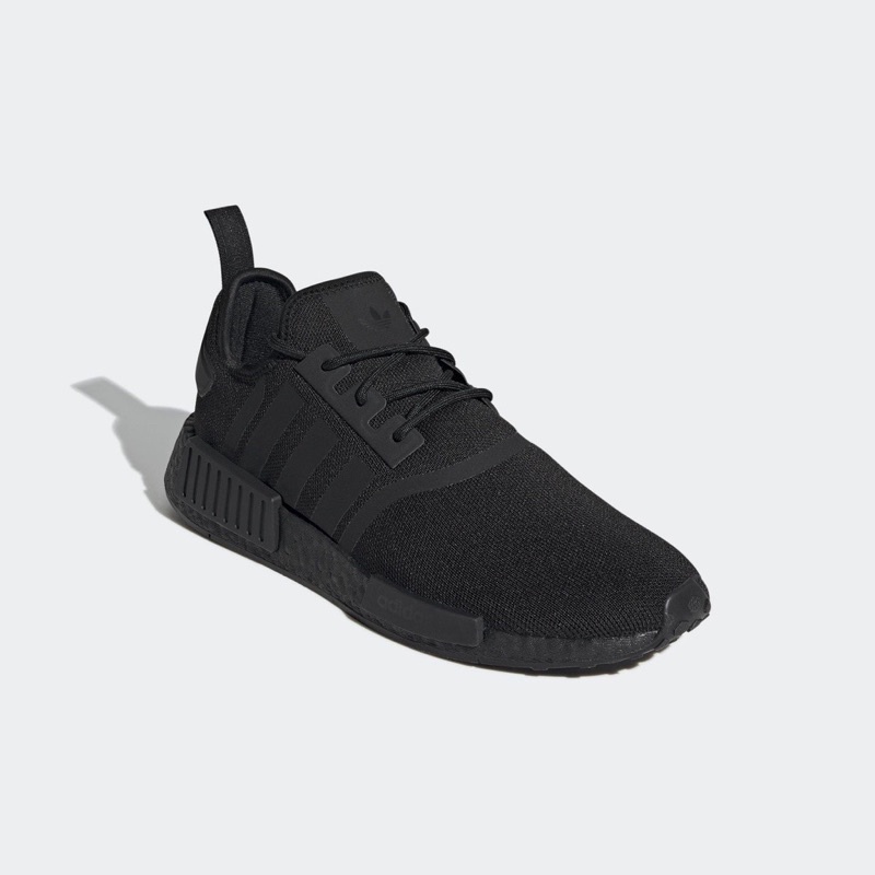 Adidas nmd shoes black and cheap white