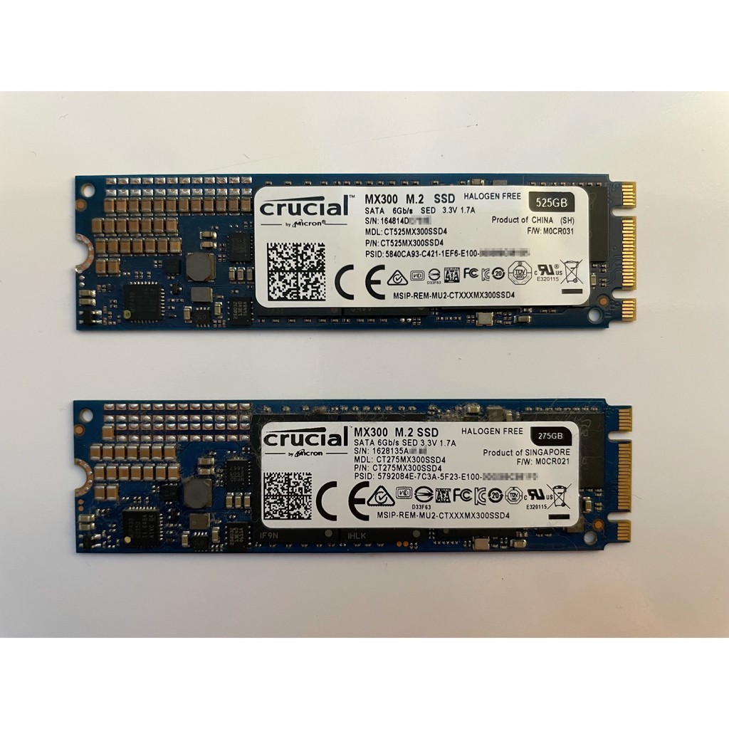 美光Crucial MX300 SATA M.2 2280 SSD 固態硬碟(525GB / 275GB) | 蝦皮購物