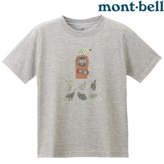 Mont-Bell Wickron 兒童排汗短T/幼童排汗衣 1114267 鳥與山男