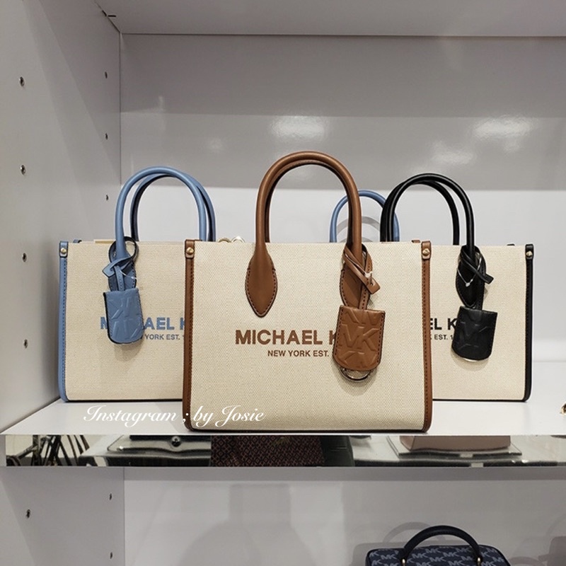 現貨】美國代購🇺🇸 Michael Kors MK 帆布皮革托特包手提斜背包| 蝦皮購物