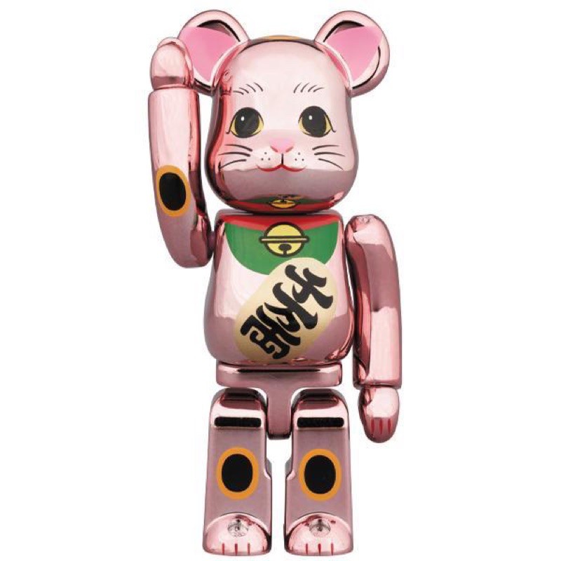 Play Toys 玩玩具】現貨BE@RBRICK 招財貓100% 晴空塔限定玫瑰金千万兩