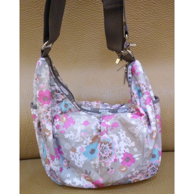 😺北極貓的藏寶屋😺美國Lesportsac Veronica Hobo 8057 D197豆豆包斜