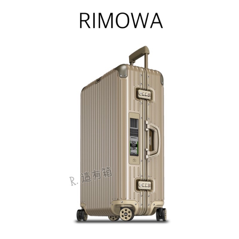 Rimowa Topas Titanium 29 Multiwheel Electronic Tag – Portmantos
