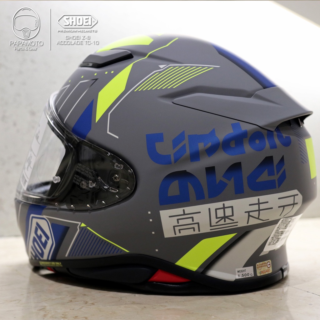 趴趴騎士】SHOEI Z8 ACCOLADE TC10 ( Z-8 全罩安全帽最強進化