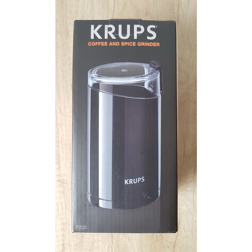 德國 Krups F203 咖啡磨豆機【全新】 蝦皮購物