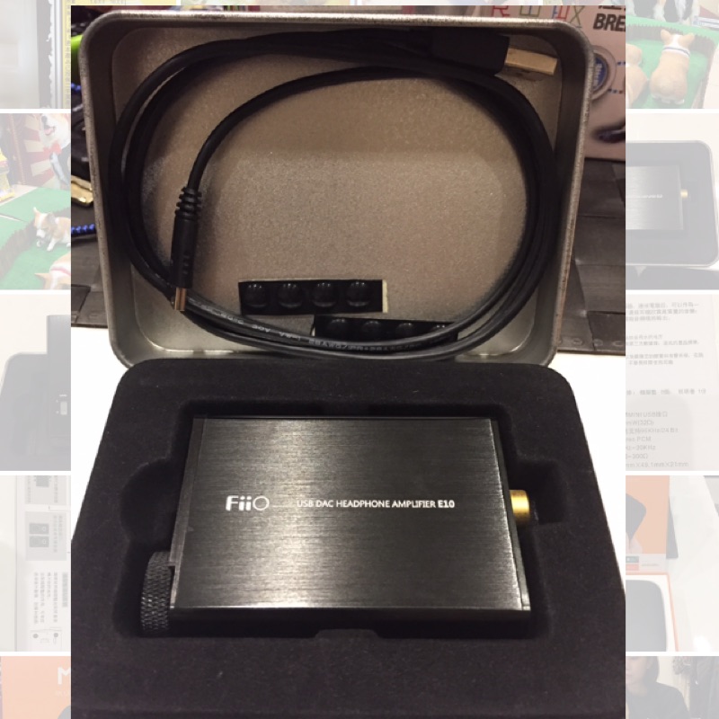FIIO E10 USB DAC 隨身型 輸出耳機功率放大器(解碼器） | 蝦皮購物