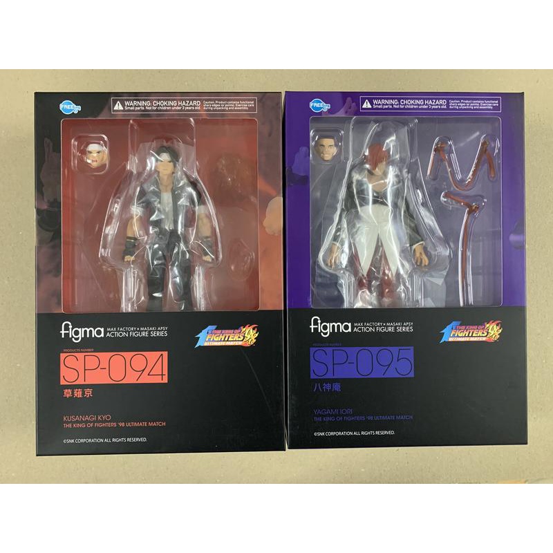 五角夢想】正日版Figma 094＆095 KOF格鬥天王98 草薙京& 八神庵| 蝦皮購物