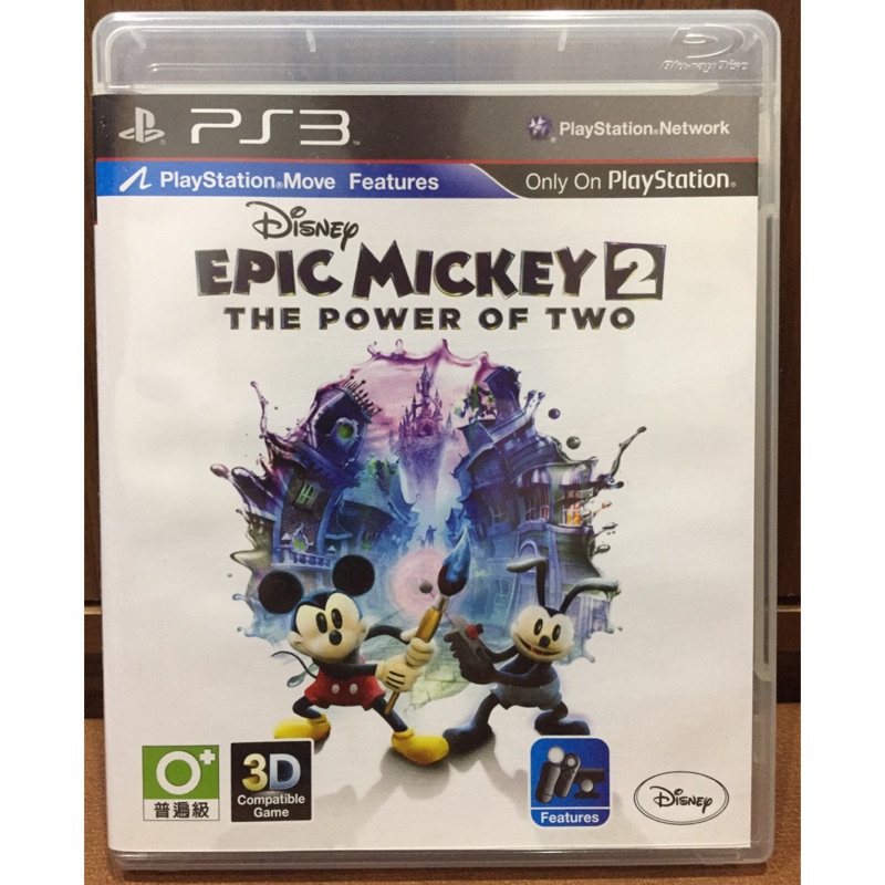 PS3 遊戲 傳奇米奇 2 二人之力 Disney Epic Mickey 2: The Power of Two英文版