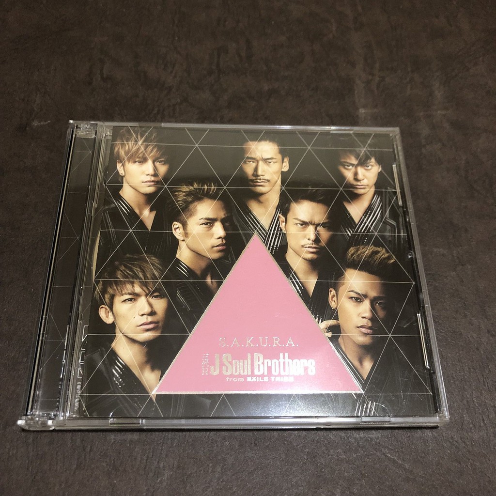 二手CD & DVD 三代目J Soul Brothers S.A.K.U.R.A. 日版單曲D箱| 蝦皮購物