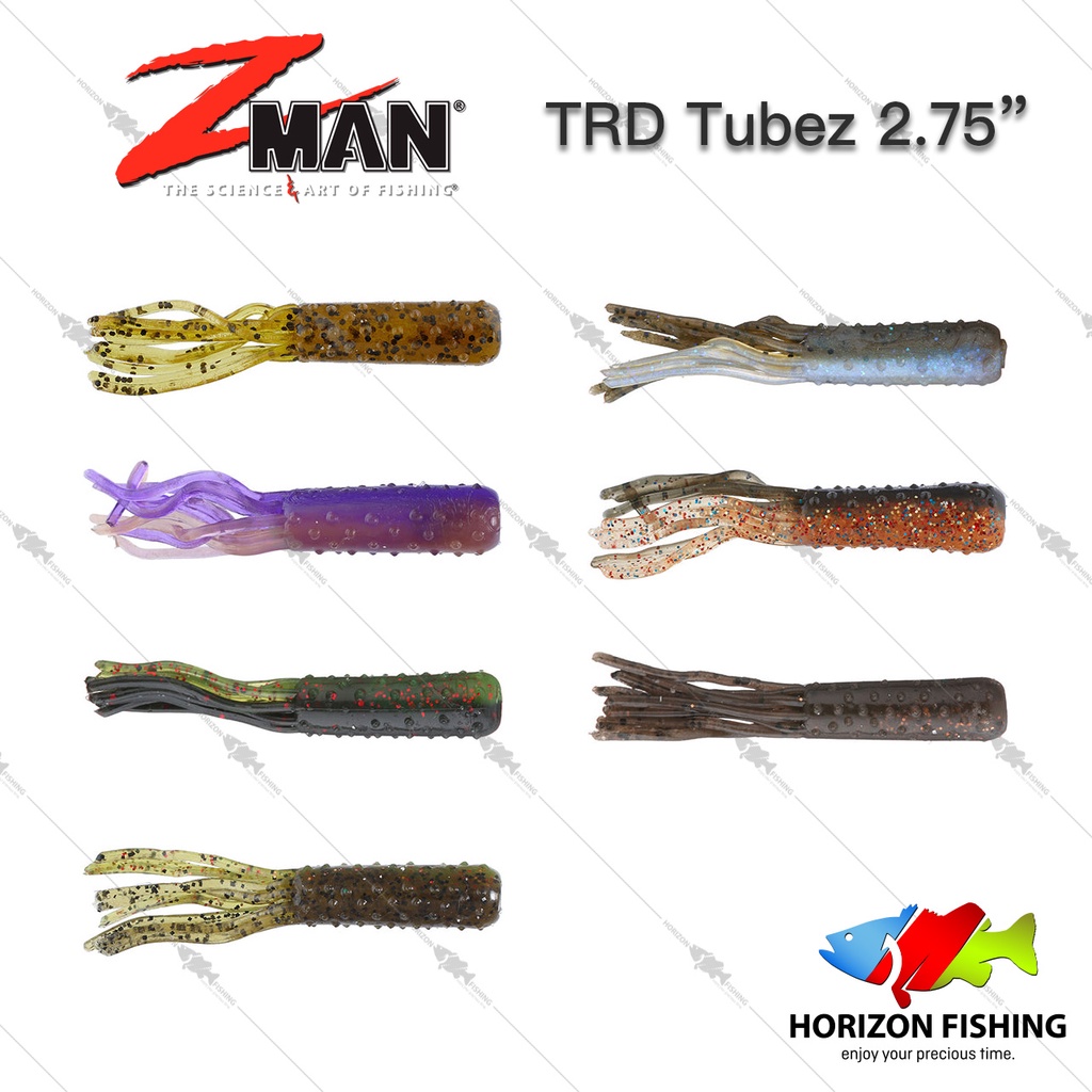 ZMAN TRD TubeZ 內德餌 浮水 路亞軟餌 管型蟲 軟蟲 Ned Rig 耐咬浮水材質 2.75吋 蝦皮購物