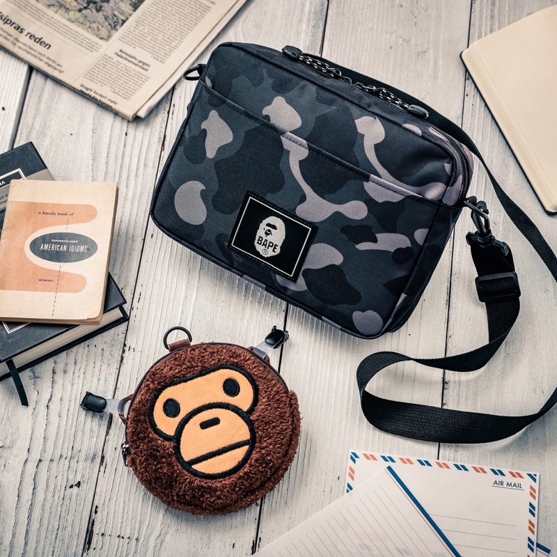 台灣現貨」BAPE KIDS 日本限定雜誌附錄贈品A BATHING BAPE APE 零錢包 