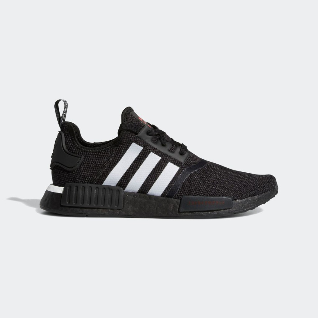 Adidas nmd 2025 r1 black scarlet