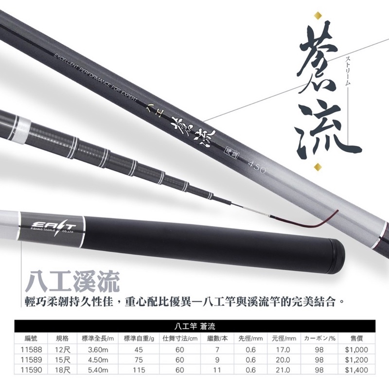 八工竿蒼流溪流竿溪釣竿溪釣釣竿12/15/18尺高CP值| 蝦皮購物 八工竿蒼流溪流竿溪釣竿溪釣釣竿12/15/18尺高CP值| 蝦皮購物