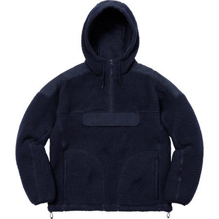 紐約范特西】現貨2017 Supreme Polartec Hooded Half Zip Pullover 帽T